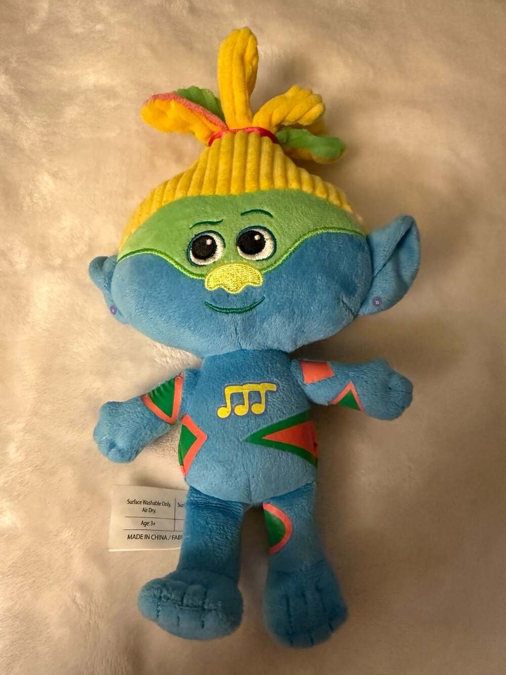 DreamWorks Trolls World Tour Tresillo Reggaeton Troll Plush Stuffed Toy